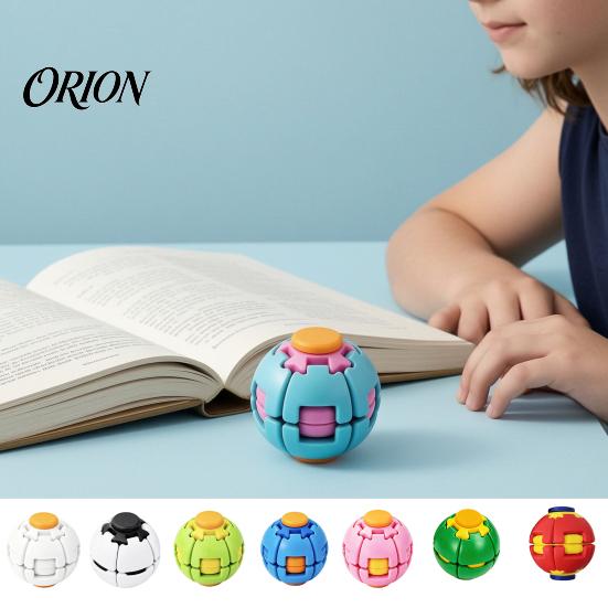Игрушка для снятия стресса, 3D-печатный вращающийся шар-нажималка, Спиннер для снятия тревоги, Вращающийся сборный шар для стола для детей, подростков, взрослых