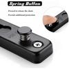 Security Door Chain Lock Sturdy Door Lock Latch for Inside Door Stainless Steel Hotel Door Lock with Spring Button Door Locks for Kids Safety