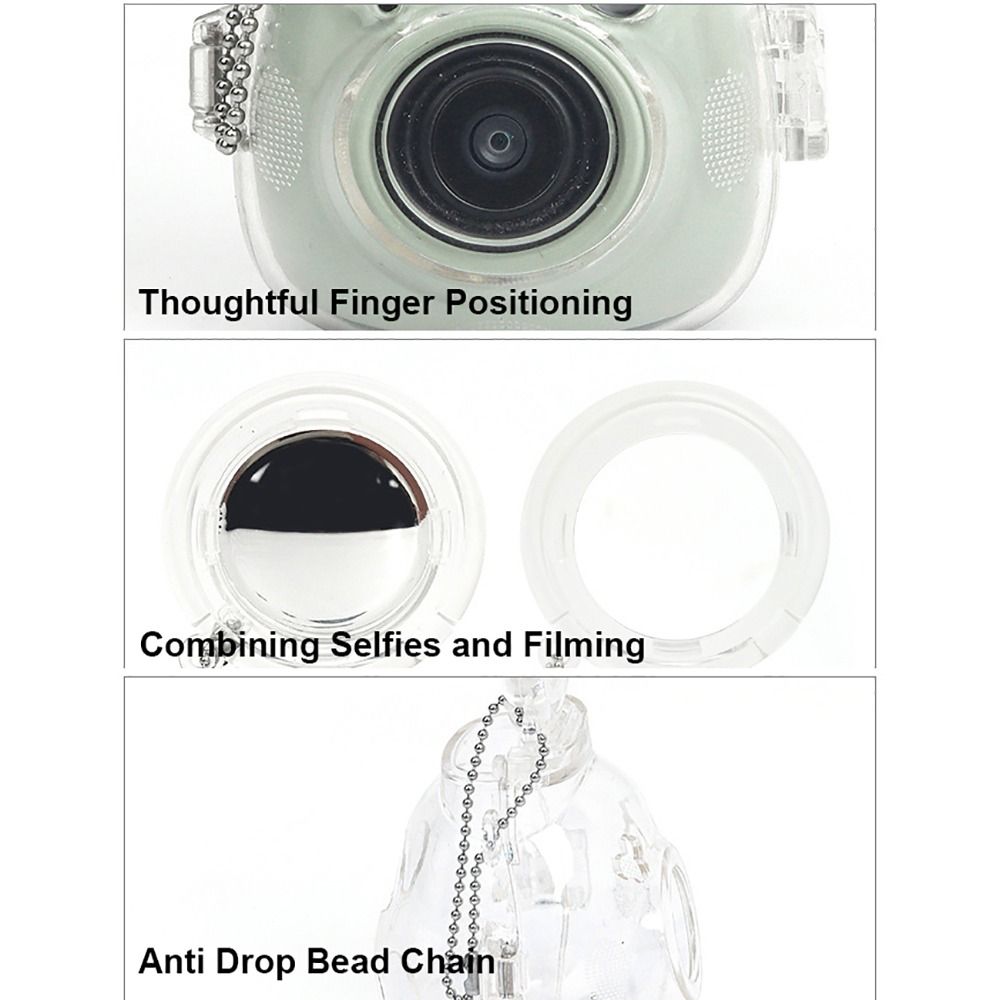 Прозрачный селфи-зеркало Crystal Camera Cover Защитный чехол для Fujifilm instax Pal
