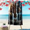 Name Custom The Last Of Us Print Beach Towel, Large Soft Quick Dry Towel for Beach Camping Swimming