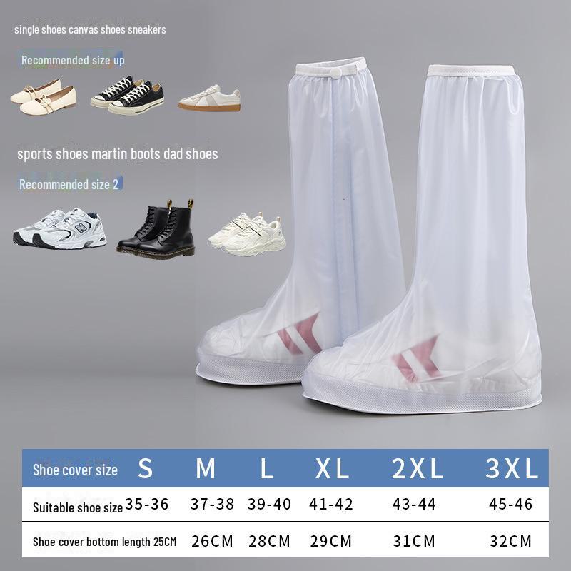 Всесезонные водонепроницаемые нескользящие бахилы из ПВХ для мужчин и женщин — утолщенные, прочные и идеально подходят для езды на велосипеде