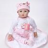 Lifelike Princess Girl Reborn Doll Realistic Silicone Real Touch Newborn Babies Toy with Clothes Kids Birthday Xmas Gift
