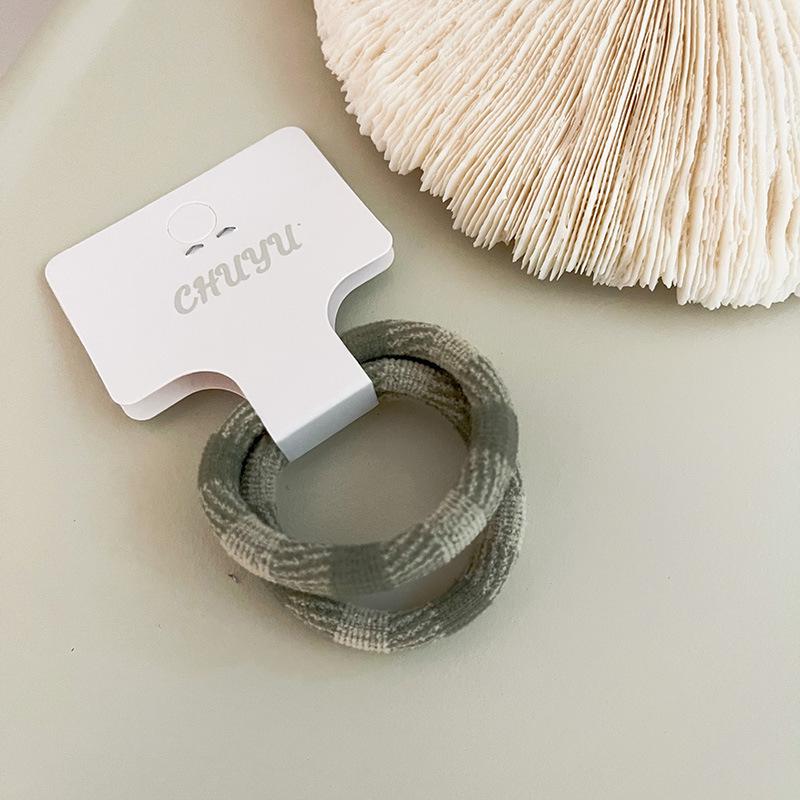 Корейская минималистская веревка для волос: Простая в использовании резинка для высоких хвостов и аксессуаров для волос