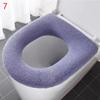 Bathroom Accessories Warmer with Handle Toilet Seat Cover Cushion Closestool Mat Pad