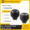 Кожано-пластиковая 6-ступенчатая ручка переключения передач для Honda Civic X