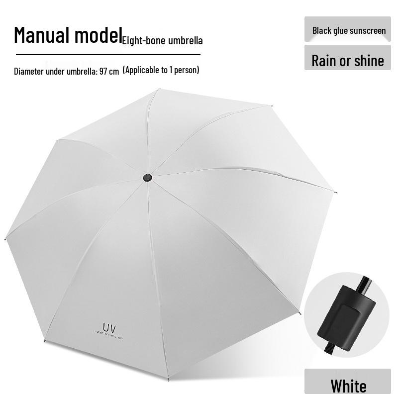 Ультрапрочный зонт-автомат двойного сложения черного цвета с защитой от УФ-лучей.