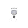 Right Grand ASTM F136 Titanium Internally Threaded Natural Stone Top for 14G 16G Labret Lip Stud Nipple Piercing Body Jewelry