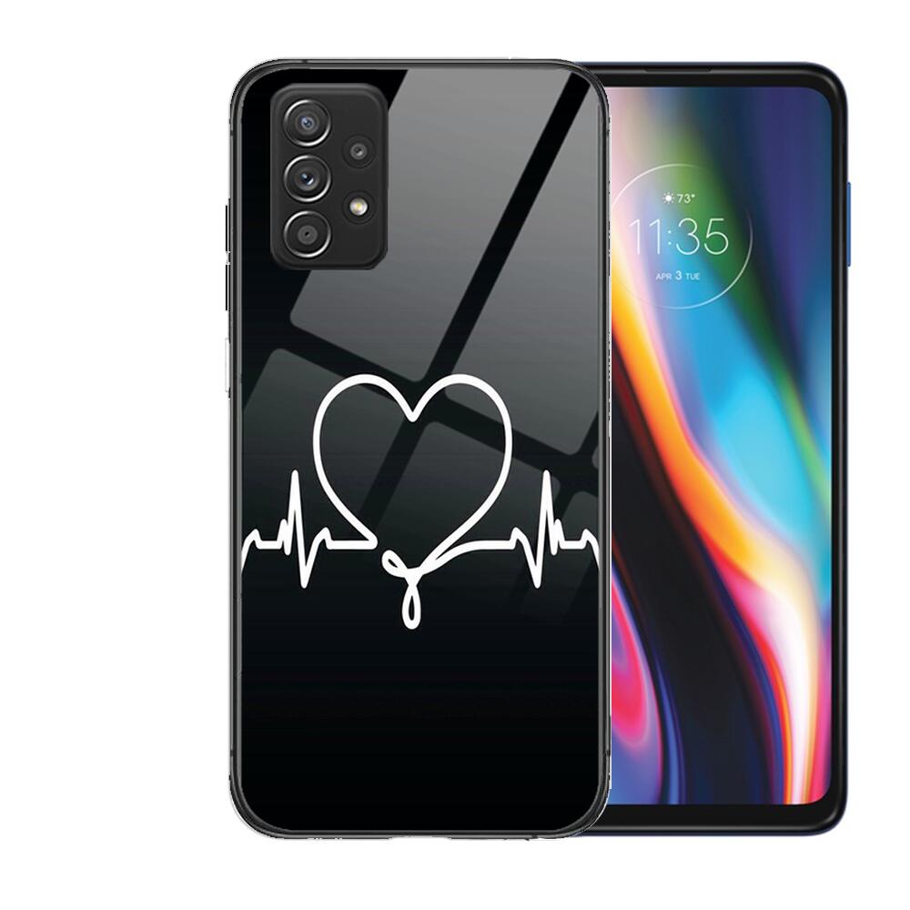 Чехол из закаленного стекла с сердечком для телефона Samsung Galaxy A51 A71 A60 A70S A70 A80 A21S A41 A20E A50 A30S 5g A32 A40S A20S plus