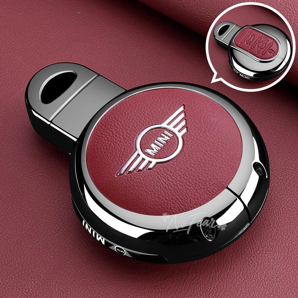 Zinc alloy Car Remote Key Cover Case Shell Protector For BMW MINI COOPER S ONE JCW F54 F55 F56 F57 CLUBMAN COUNTRYMAN Stickers UT1