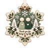 Ручная войлочная рождественская игрушка в зеленом и кремовом цветах, с вышитой аппликацией и петлей для розничных праздничных витрин