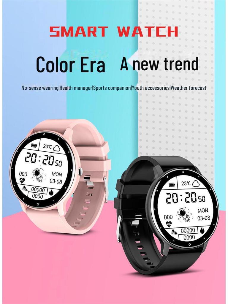 Смарт-часы ZL02CPRO с Bluetooth, пульсометром, артериальным давлением, водонепроницаемостью, функцией звонков и фитнес-трекером.