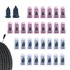 50Pcs Self-Service Tool Spiral Rubber Screws S/M/L/XL Tire Screw Plugs  Car Tire Repair