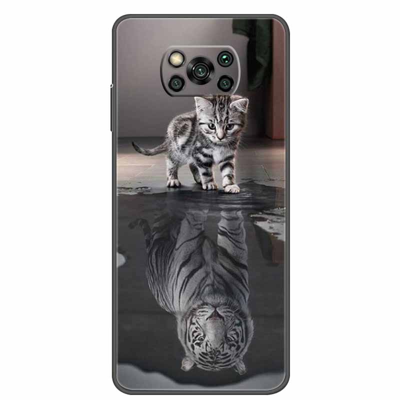 Чехол для Poco X3 Pro Крутой Силиконовый ТПУ Мягкий Печатный Чехол для Телефона Для Xiaomi Poco X3 NFC Чехол Funda Pocophone X3 Pro PocoX3 Pro Capa