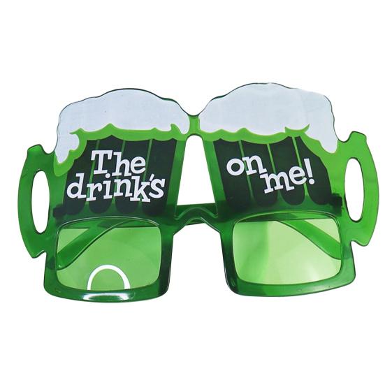 Beer Mug Glasses Funny Flexible Temples Spilled Beer Mug Design Cup Props Bottle Funny Glasses Party Supplies