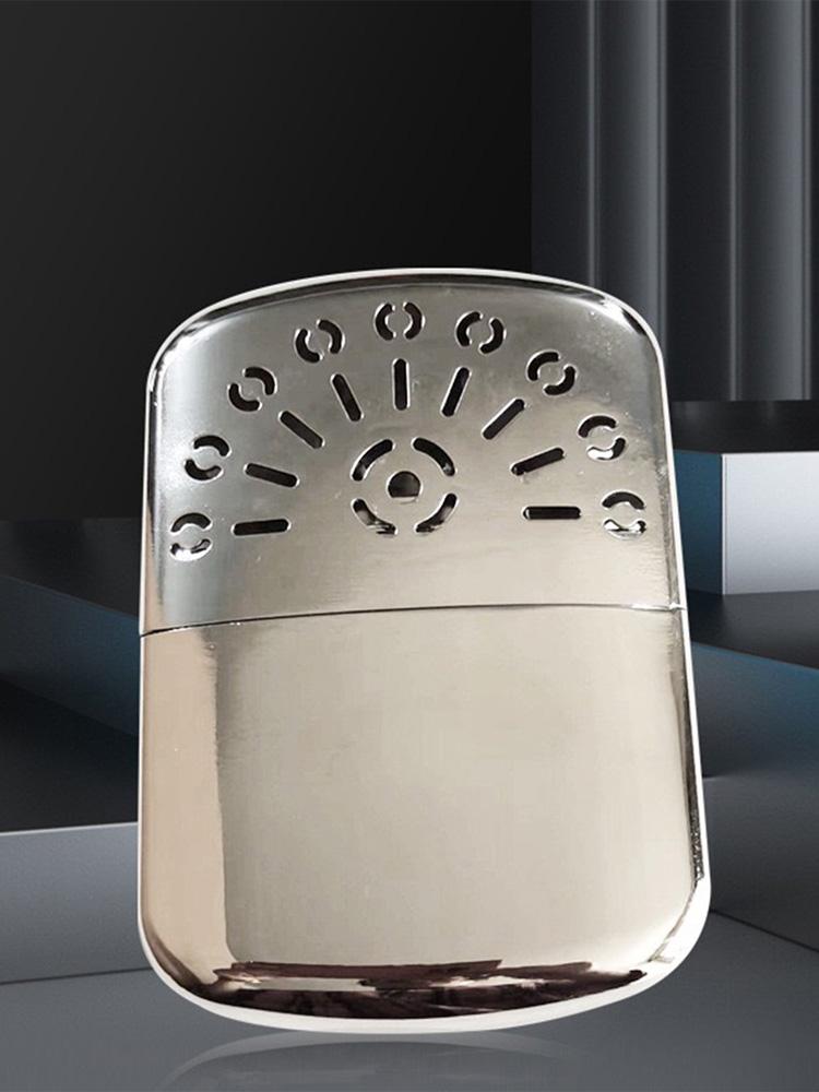 Портативная грелка для рук из цинкового сплава, многоразовая карманная грелка для рук, топливный нагреватель для охоты на открытом воздухе, кемпинга, рыбалки