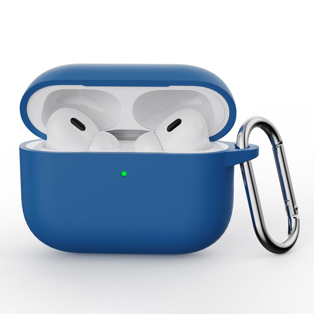 For AirPods Pro 3 Silicone Case Earphone Protective Cover with Carabiner