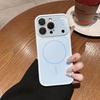Роскошный чехол для телефона с защитой камеры из стекла для iPhone 17 16 15 14 13 Pro Max 17Pro Для Magsafe Магнитный Жидкий Силикон Мягкая Крышка