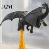 Modern Interior Ornament Dragon Bookshelf Nook Light, Fire-Breathing Fantasy Shelf Decor, LED Unique Desktop Figurine Night Lamp for Bedroom