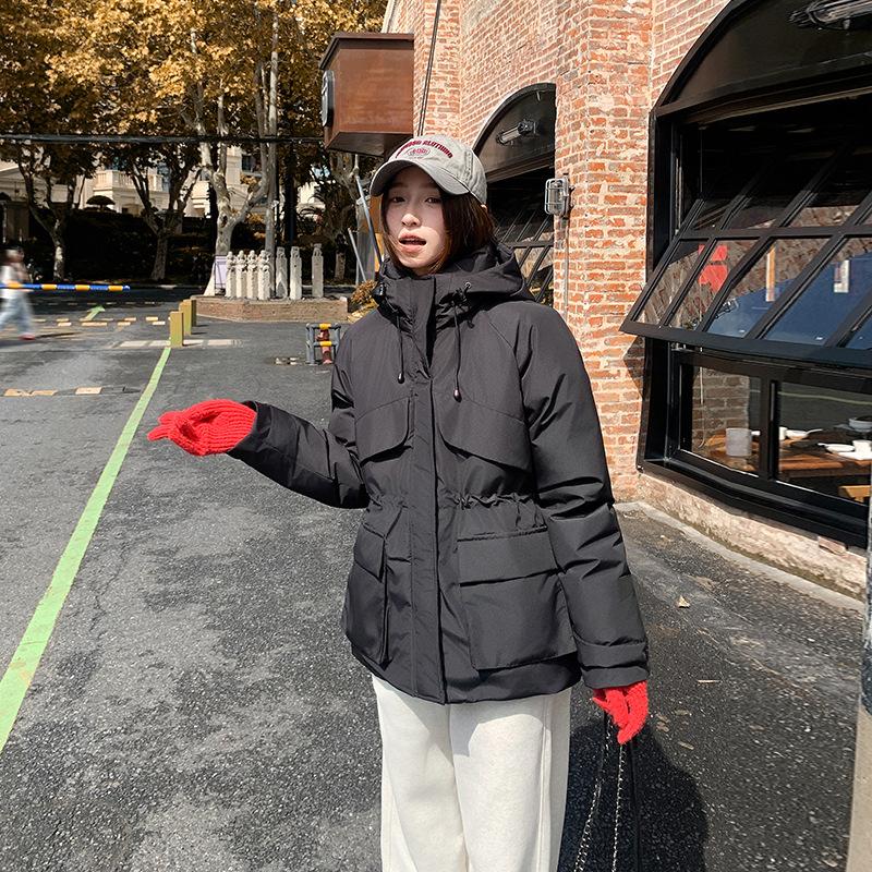 Зимняя куртка Новый женский альпинистский костюм с капюшоном Хлопковая куртка Рабочая одежда Ветрозащитная Водонепроницаемая и теплая Хлопковая куртка