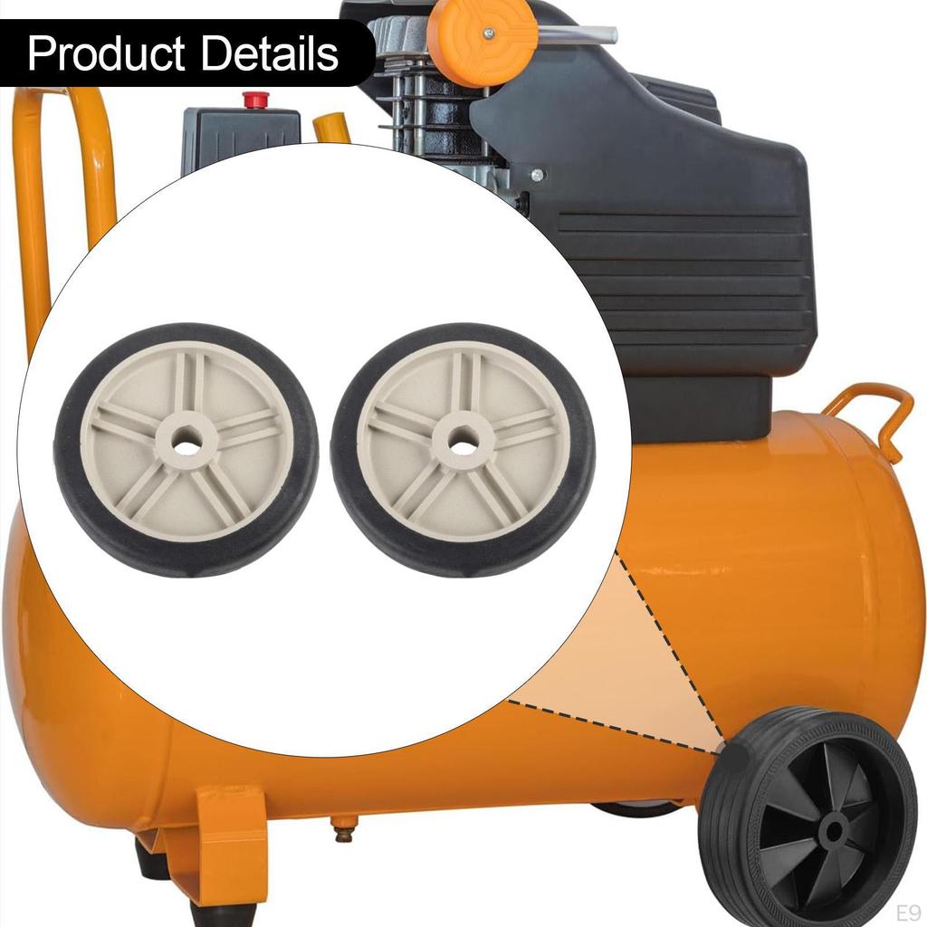 2 Air Compressor Wheels for Replacement and Transportation Needs