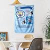 Manchester City Custom Your Name Wall Decor Tapestry Art For Pet Memorial Birthdaywedding Party Backdrop Family Gift