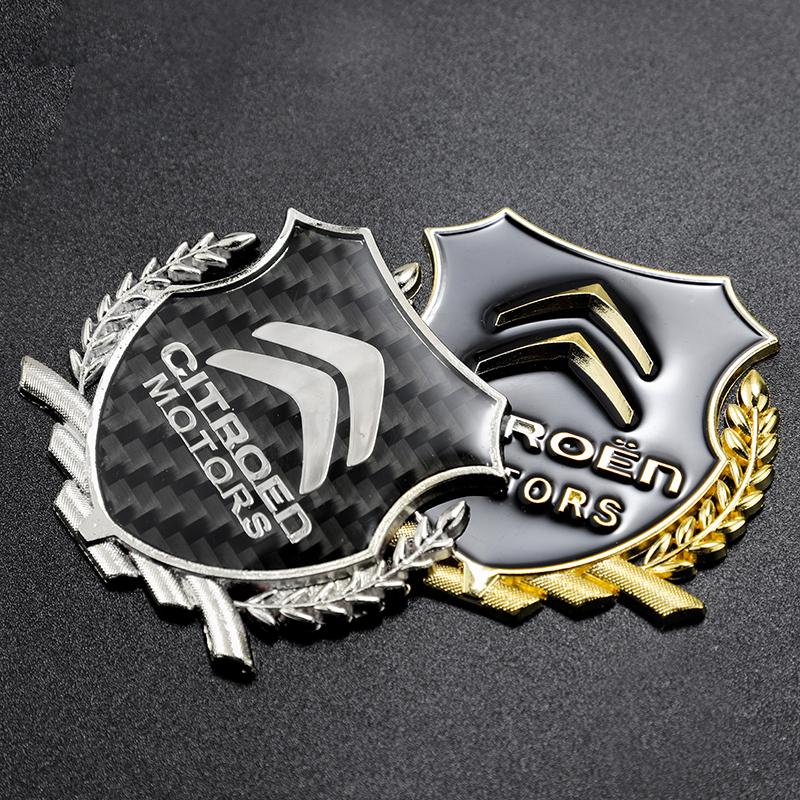 APG1 3D Metal Car Emblem Badges Stickers Car Window Sticker For Citroen C4 C3 C2 C1 Berlingo Xsara Grand Picasso Car Styling Paster