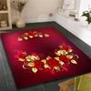Модные современные коврики с узором золотой розы для комнаты, спальни, напольный коврик, ковры и ковры для дома, гостиной