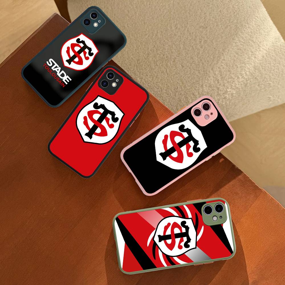Stade-Toulousain Phone Case For IPhone 16 15 14 X XR XS 7 8 Plus 11 12 13 Pro MAX 13mini Matte Shockproof Case
