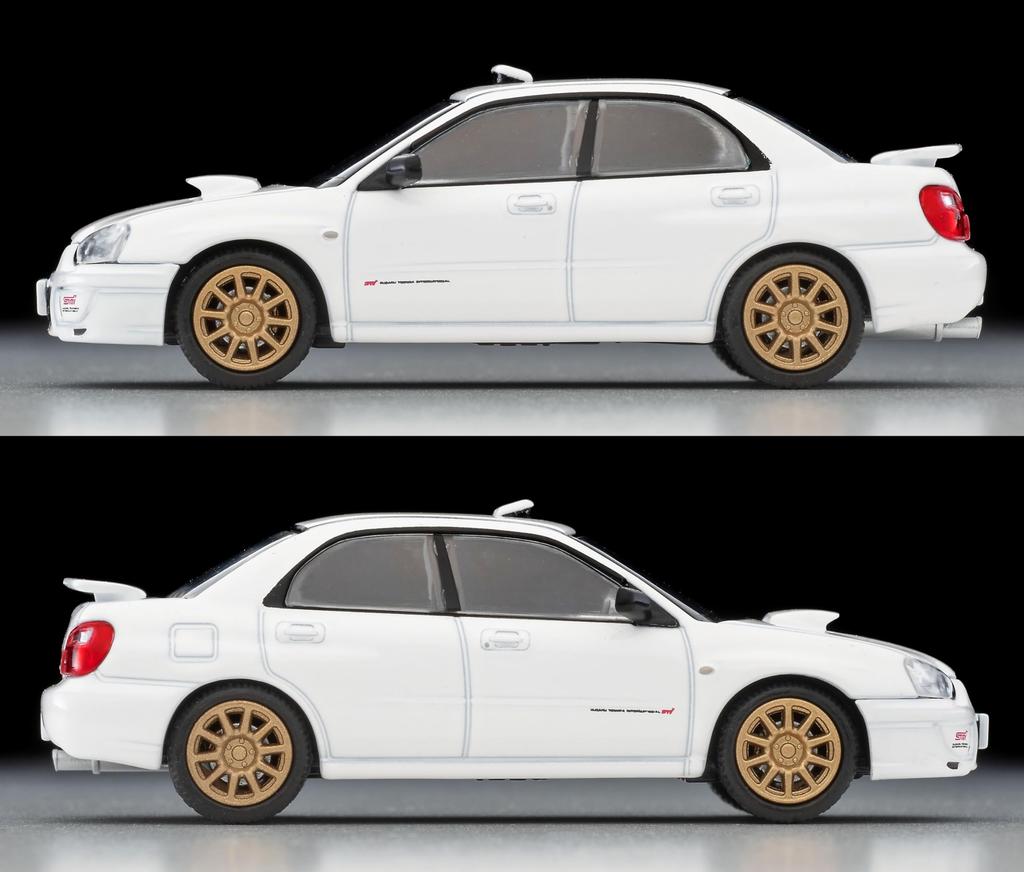 TOMYTEC Tomica Limited Vintage Neo Subaru Impreza WRX STi spec C White 2003 Готовый продукт 332701 1/64 LV-N337a