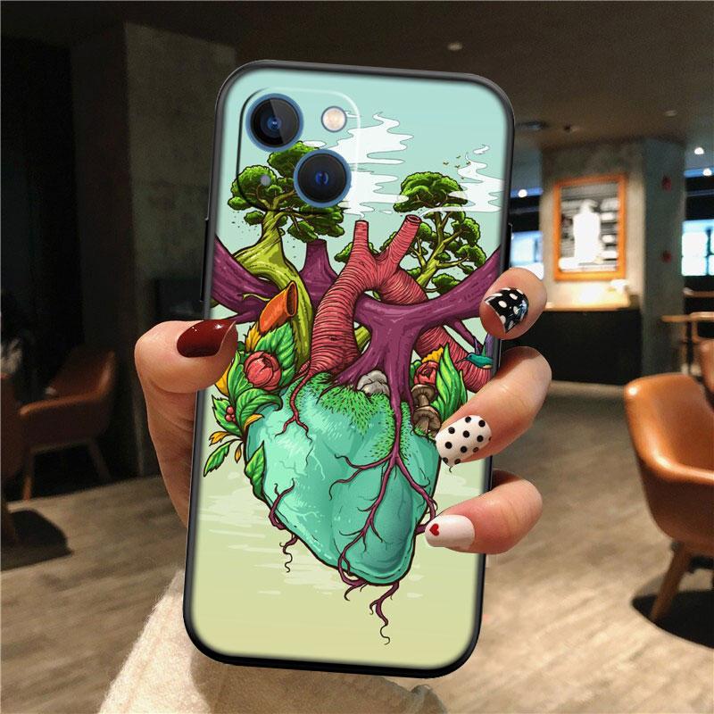 Calm Heart Art Phone Case for Motorola Moto Edge 60 60s 70 G86 G56 G54 E14 G04S G45 G54 G64 S30 S50 X30 X40 X50 Ultra Pro Power
