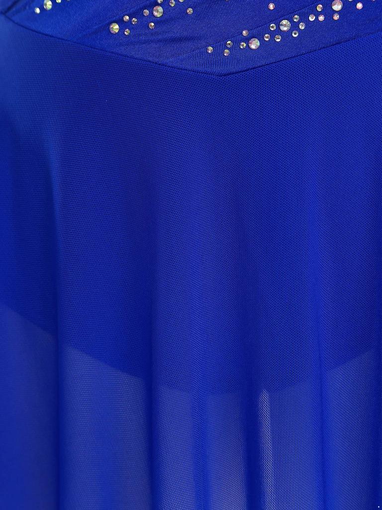 Womens Gymnastics Latin Figure Skating Ballet Leotard Costume Sleeveless Rhinestone Bodysuit Tango Chacha Performance Dancewear