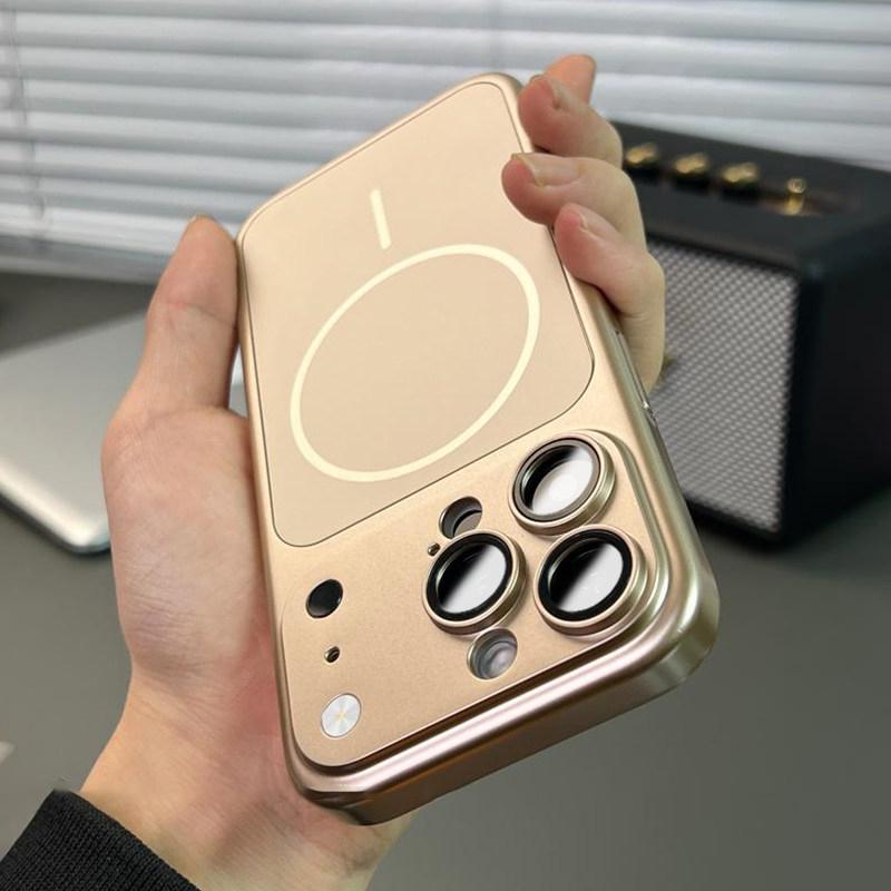 Оригинальный AG Матовый Ультратонкий чехол для Magsafe для Apple iPhone 17 16 15 14 13 Pro Max Магнитный Матовый Защитный чехол для камеры