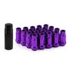RASTP-20pcs/set Universal Steel Racing Lug Nut V48 Auto Steel Acorn Rim Extended Open End Wheel Lug Nuts M12X1.5/1.25 RS-LN031