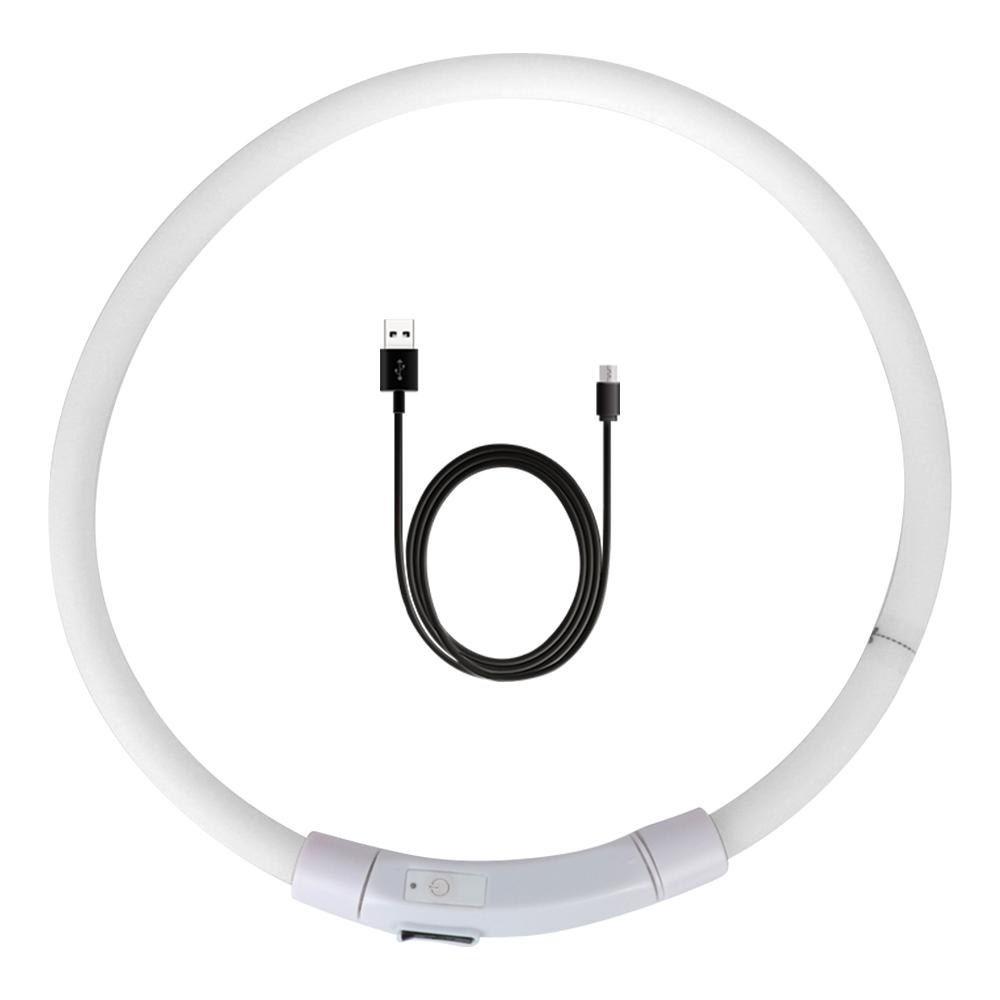 Светодиодный USB-ошейник для собак, ночной светящийся ошейник для зарядки, аксессуары для собак, ночной защитный мигающий светящийся ошейник, аксессуары для домашних животных