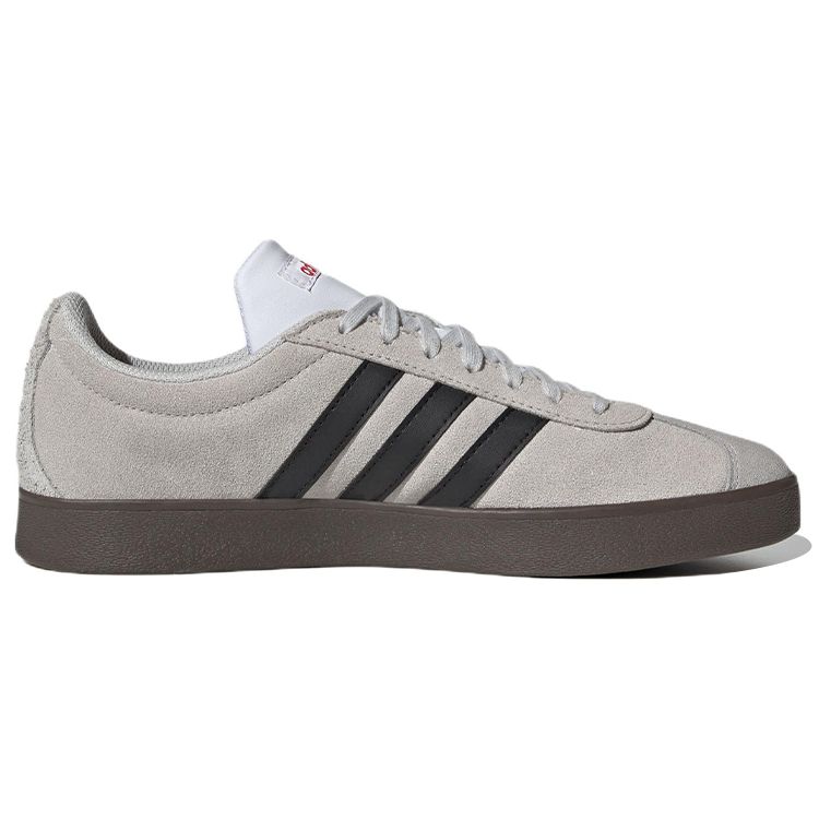 adidas Кроссовки унисекс VL Court Grey Black Gum Grey-One Core-Black Better-Scarlet HQ1802