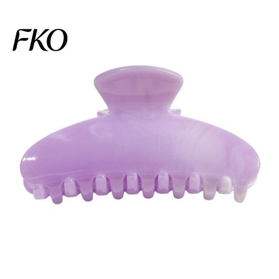 Damage-free Hair Clip Back Head Claw, Macaron Color Shower Clip, Smooth Surface Large Long Claw Anti-Slip Teeth Accessory for Buns Commuting