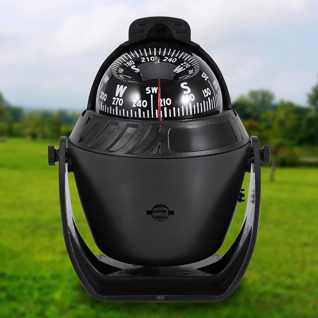 Высокоточный светодиодный поворотный компас, навигационный электронный компас для морского катера, автомобиля