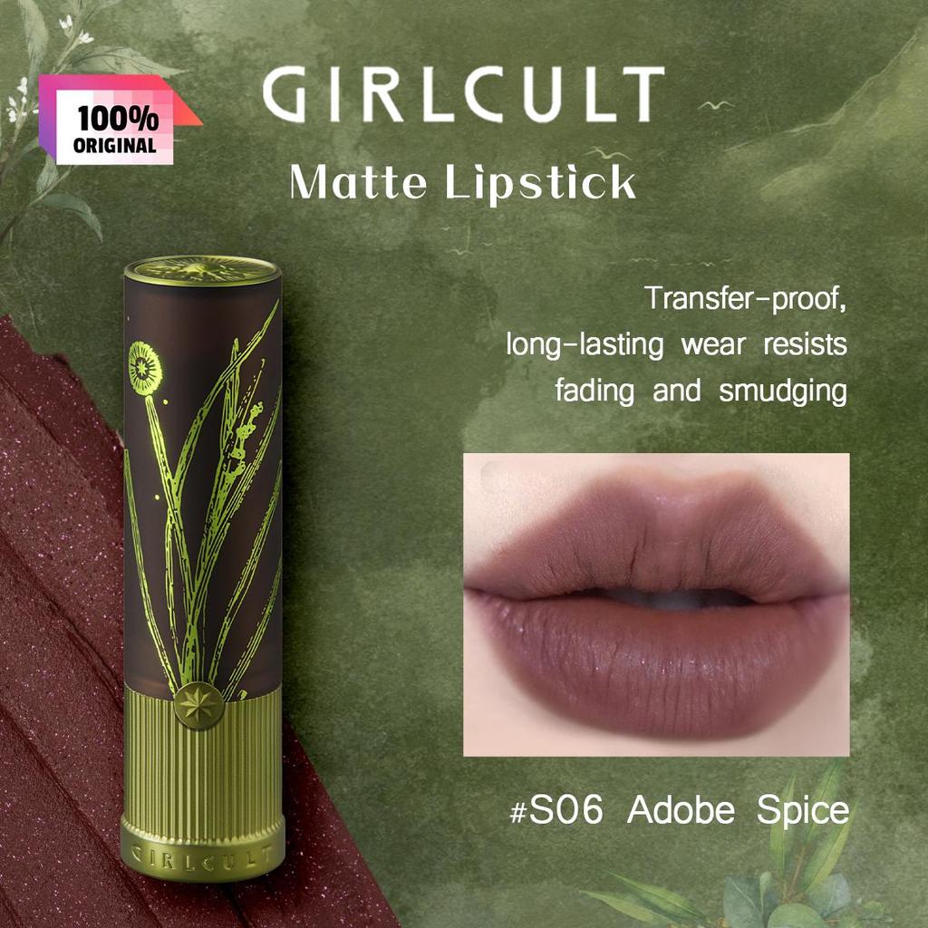 girlcult Матовая помада 3,5 г/0,12 унции (7 вариантов цвета)