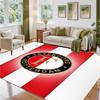 Feyenoord Design Crystal Velvet Rug Soft Decorative Mat for Bedroom Entrance