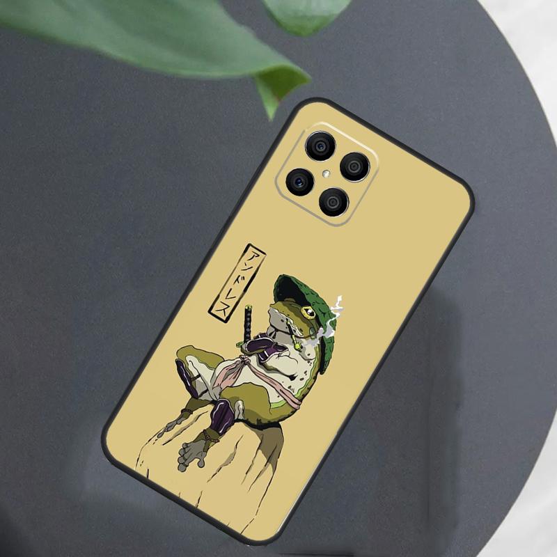 Милая мультяшная лягушка Чехол для Honor Magic 8 7 5 6 Pro Для Honor 200 400 Lite 50 70 90 X8c X8b X9a X9b X9c X9d Win