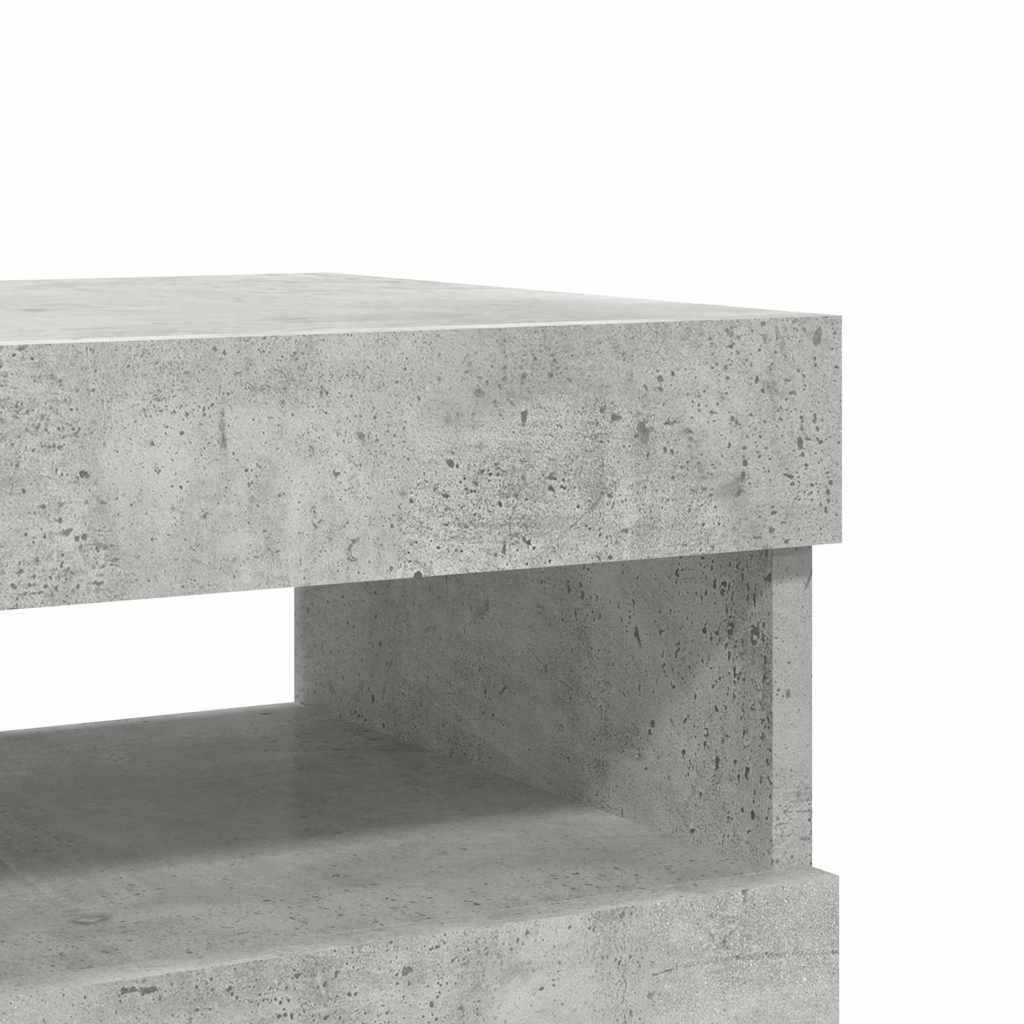 Fernsehschrank mit LED-Licht 2 Stück, Klappaufbewahrung Fernsehschrank, Aufbewahrungssideboard, 60x35x40 cm