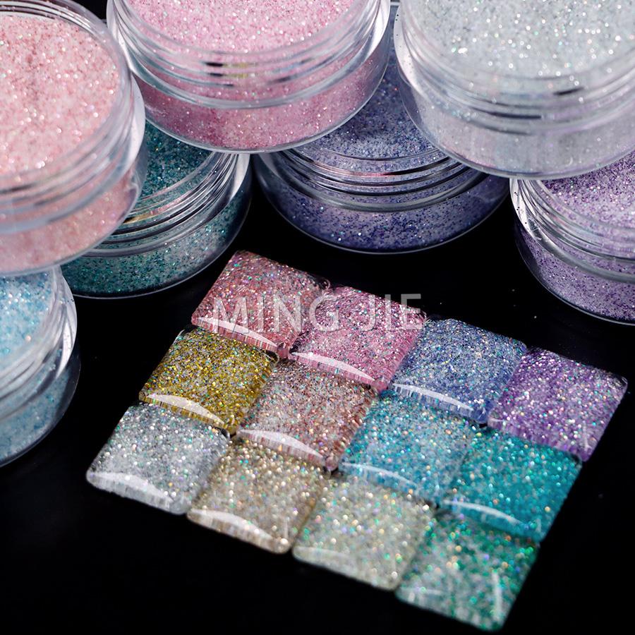 Bulk Polyester Fine Glitters Eco-friendly Fine Size Fairy Dust Glitter Powder 1kg for Quicksand Crafts DIY Nail Art Epoxy Resin