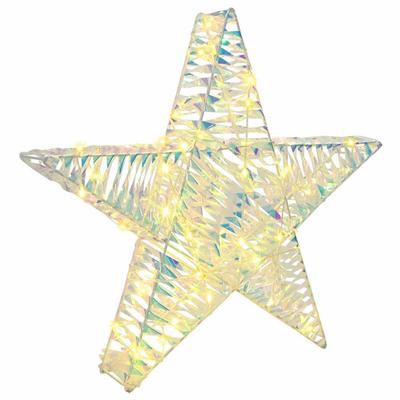 3D Star with 50 Warm White LEDs 55 X 52.5 X 9 Cm PET