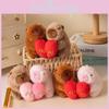 Plush Cute Capybara Keychain Heartfelt Design Soft Pp Cotton Gift For Friends Lovers And