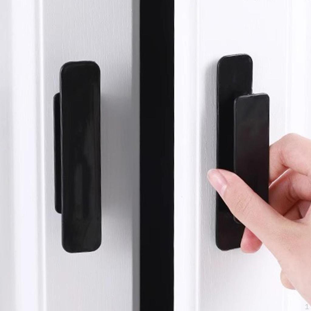 2 шт. Ручки для ящиков шкафа, раздвижные дверные ручки, наклейка на Instant Self