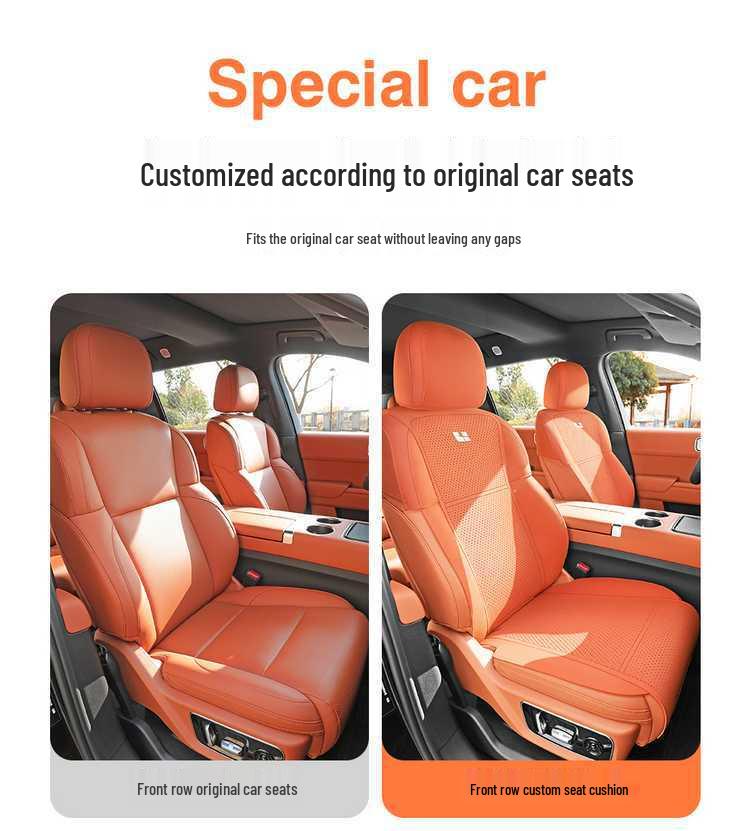 Ideal L8 Car Seat Cushion: Universal, Half-Surround, Suede, Suitable for Four to Six Seats, All-Season Use.