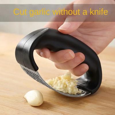 Новый ручной круглый волшебный инструмент из нержавеющей стали для приготовления чесночной пасты и чесночного пюре, совок для чеснока, бытовой кухонный инструмент