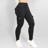 Женские спортивные брюки Брюки для йоги Slim Fit с высокой талией Эластичные быстросохнущие узкие мягкие дышащие однотонные карманы Женские спортивные брюки