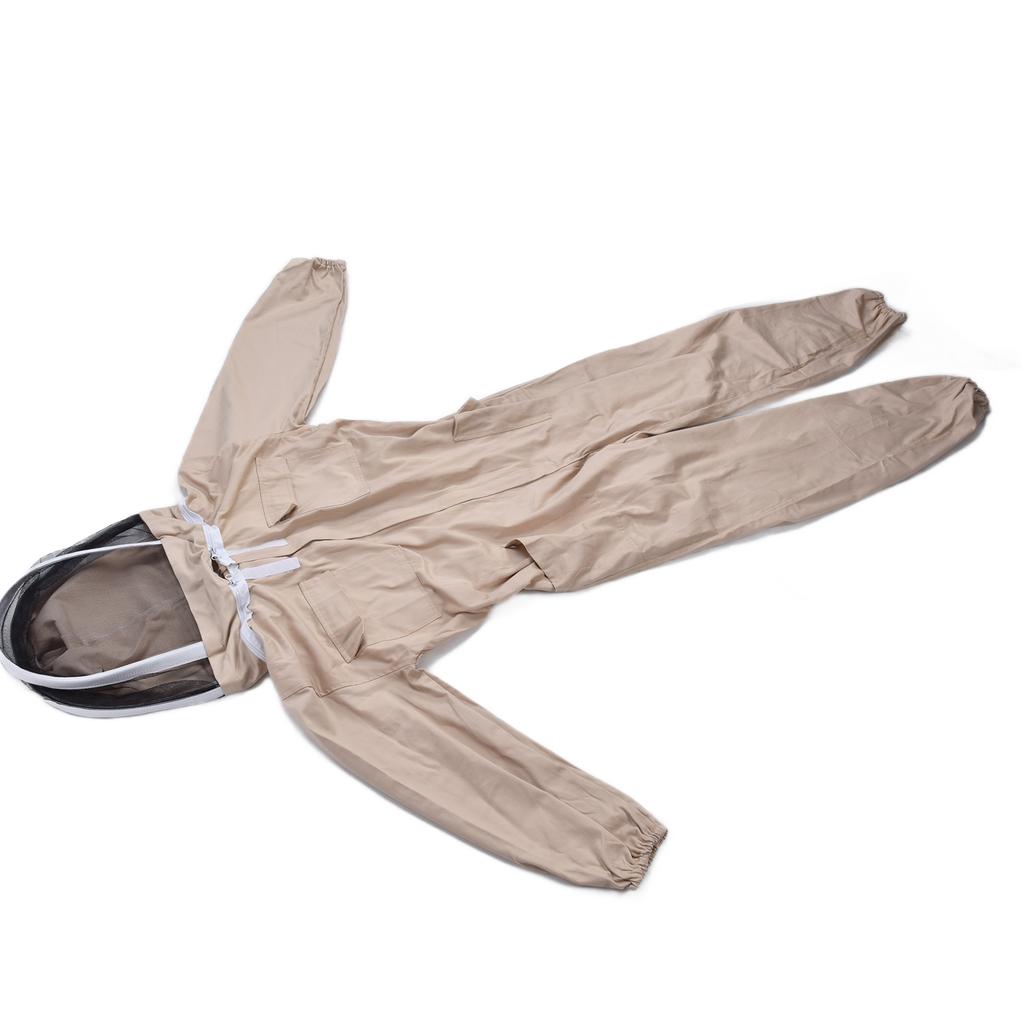 Костюм для пчеловодства, цельный, на молнии, съемная вуаль, шляпа для пчеловодства, принадлежности для пчеловодства, одежда для пчеловодства