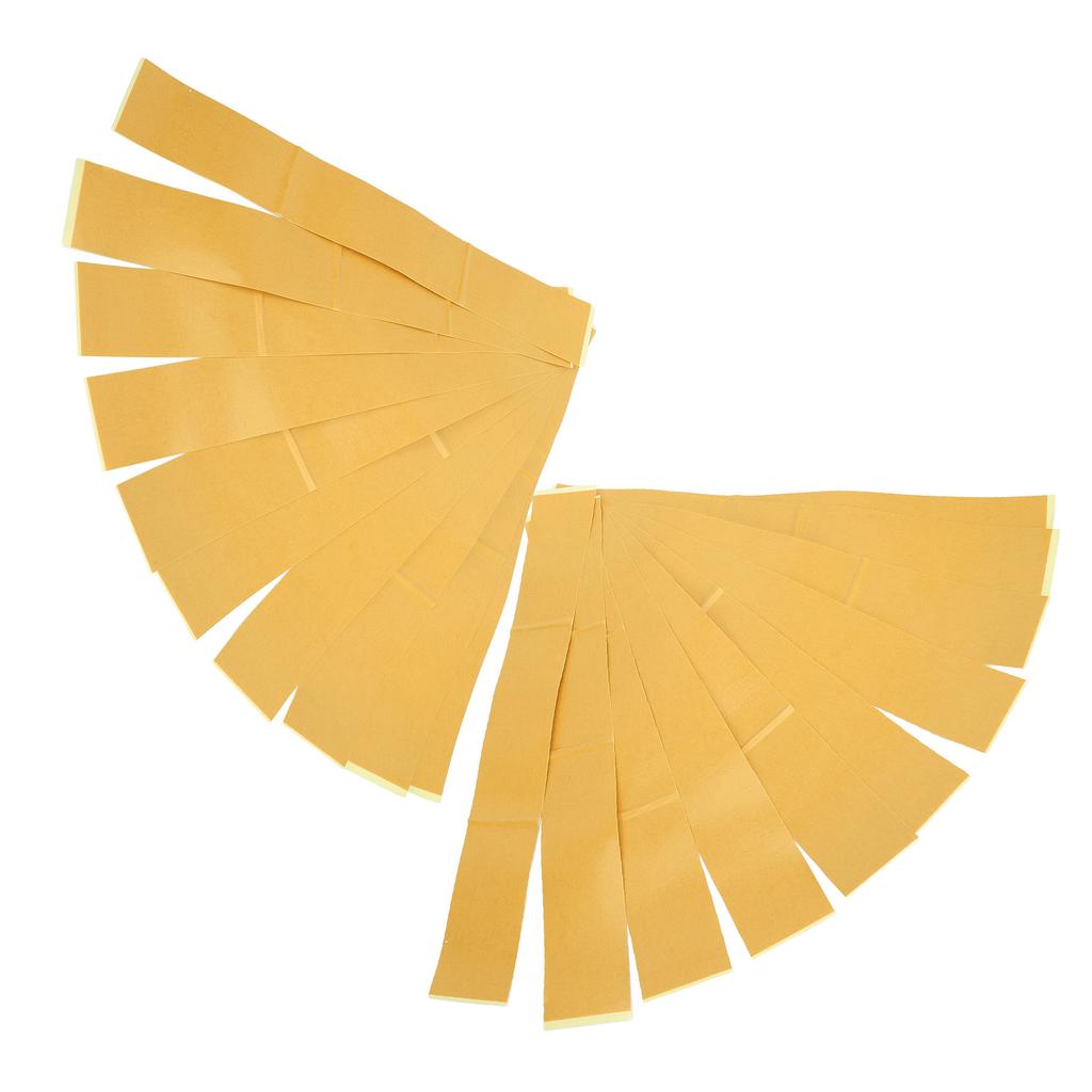 20pcs Zero Clearance Tape 2x14in Accurate Cut Double Sided Saw Woodworking Tape PVC Self Adhesive Strips for Position